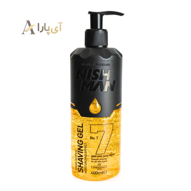 ژل اصلاح شفاف و آبرسان نیشمن مدل 07 - 400 میل